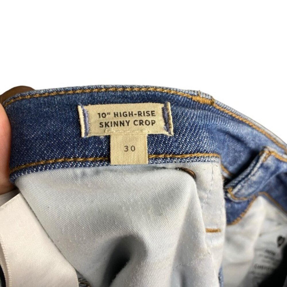 Madewell Women's Medium Indigo High Rise Skinny Crop Jeans - Picture 5 of 9
